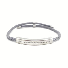 Personalized Stainless Steel Braided Pet Bracelet Engraved Accessory
