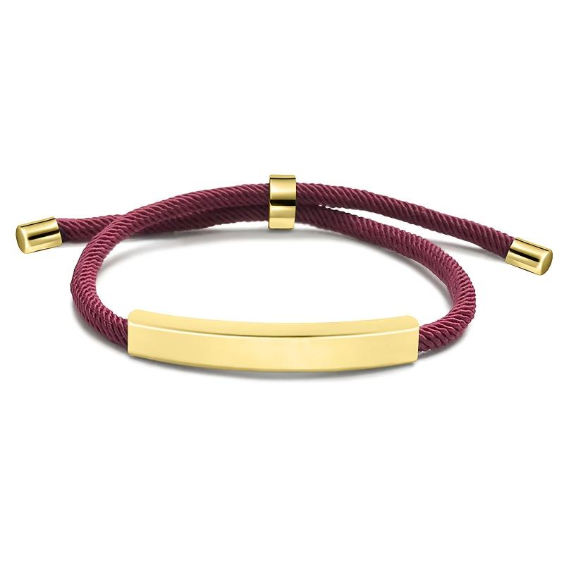 Personalized Pet Name Stainless Steel Bracelet