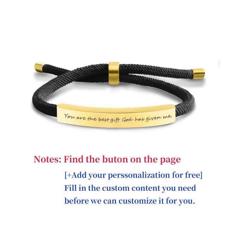 Personalized Stainless Steel Pet Name Bracelet