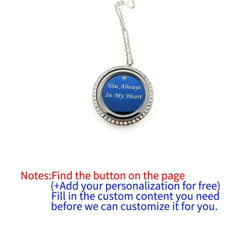 Personalized Screw Cap Pet Memorial Pendant with Name Plate