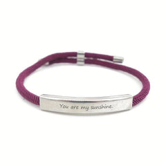 Custom Pet Name Engraved Stainless Steel Braided Pet Bracelet