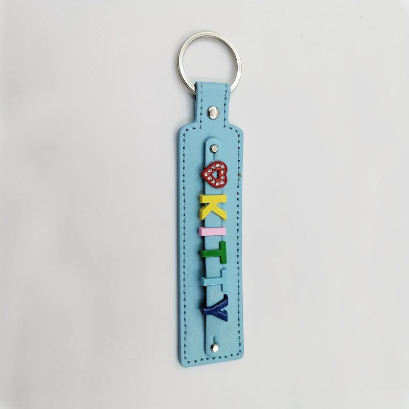 Colorful Light Pet Memorial Keychain with Customizable Letters