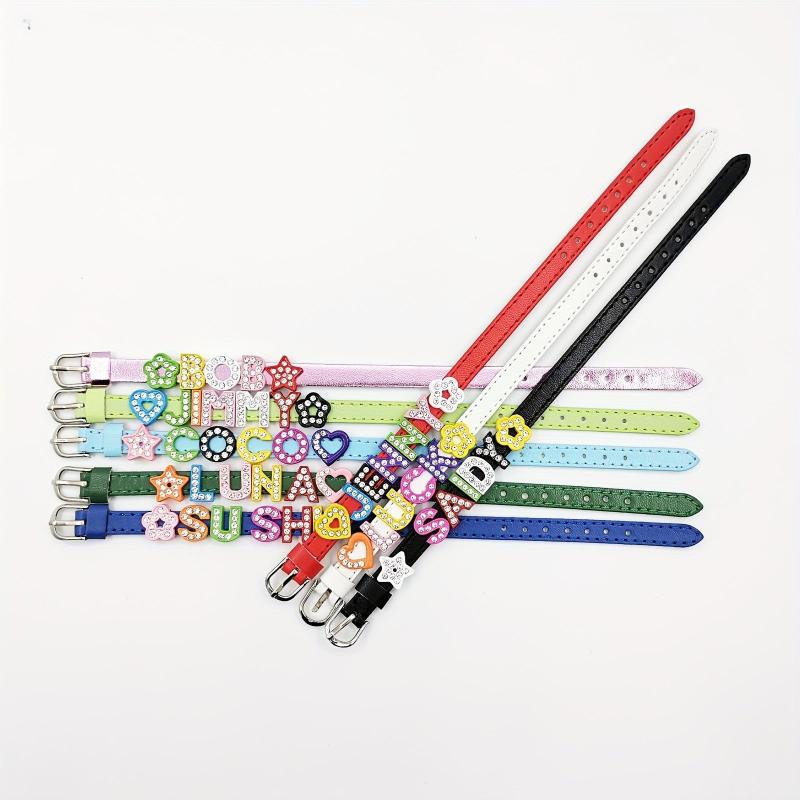 Personalized Pet Memorial Bracelet with Rhinestones