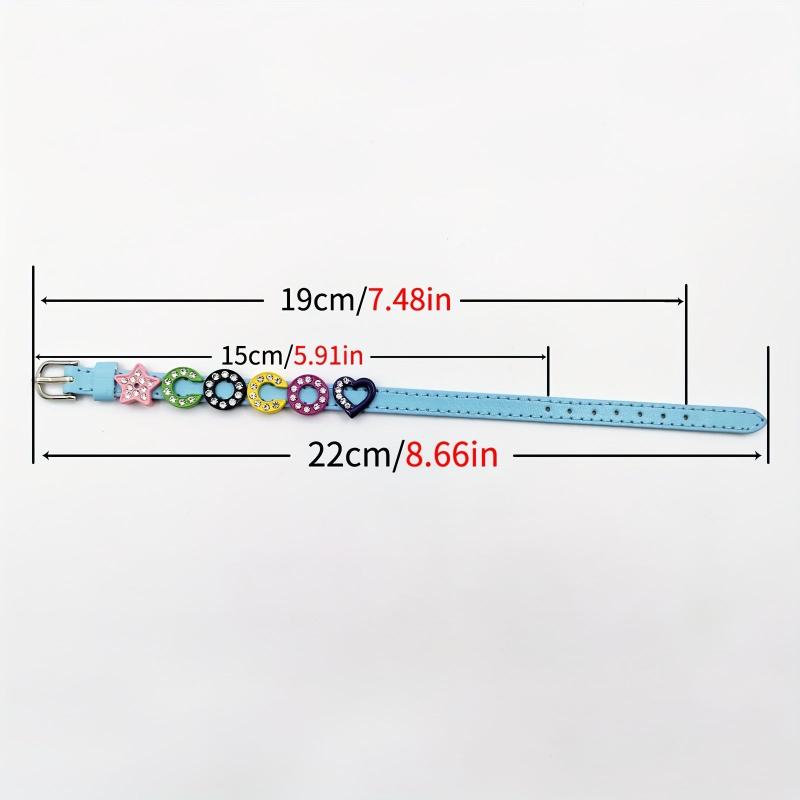 Personalized Pet Memorial Bracelet with Rhinestones