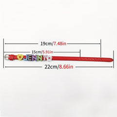 Pet Memorial Bracelet with Colorful Rhinestone Letters