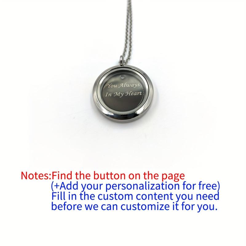 Silver Screw Cap Pet Memorial Pendant Engraved Name Years Plate