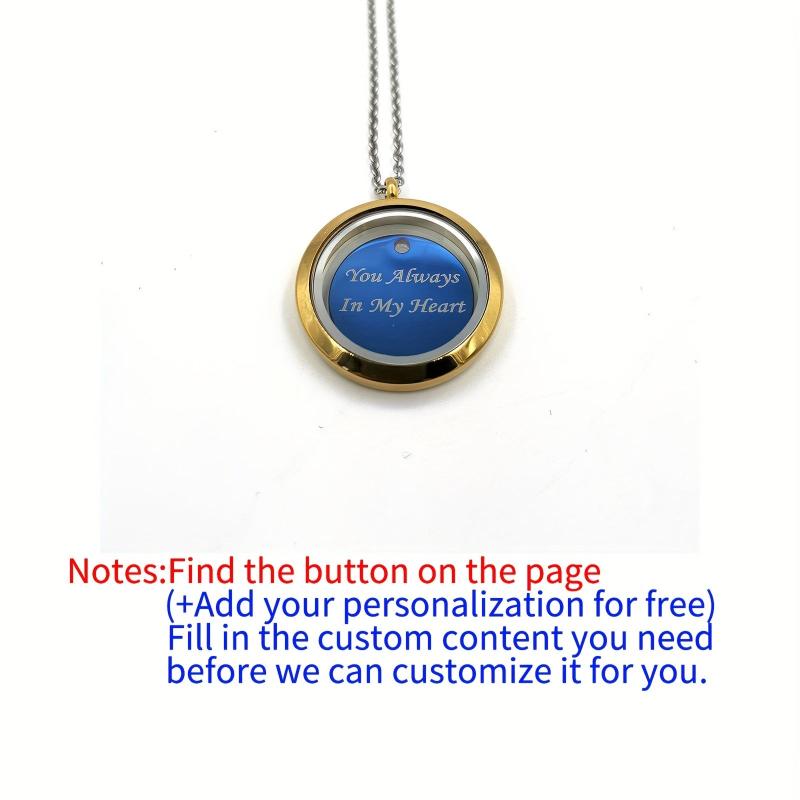 Personalized Golden Pet Memorial Pendant Engrave Name Years Plate