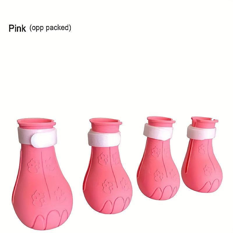 4pcs Cat Bathing Foot Cover Silicone Anti Grasping Foot Cover