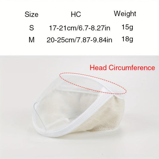 Transparent Cat Eye Mask for Grooming and Cleaning