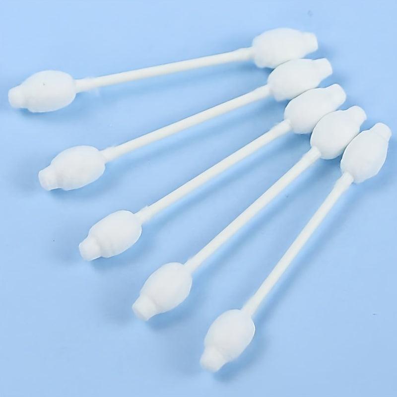 55pcs Dual-Ended Pet Ear Cleaning Swabs For Dogs & Cats