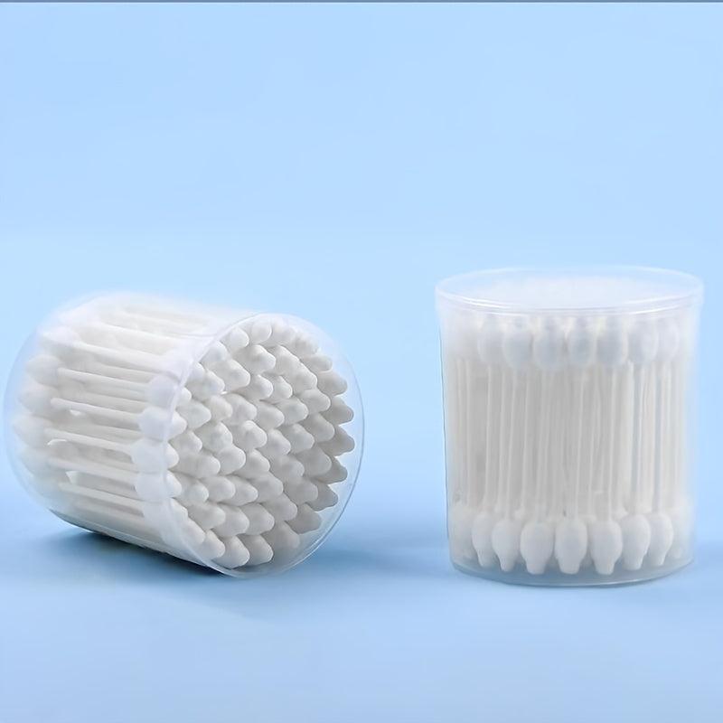 55pcs Dual-Ended Pet Ear Cleaning Swabs For Dogs & Cats