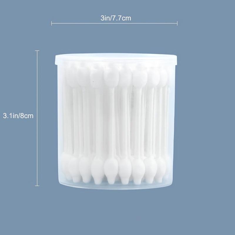 55pcs Dual-Ended Pet Ear Cleaning Swabs For Dogs & Cats