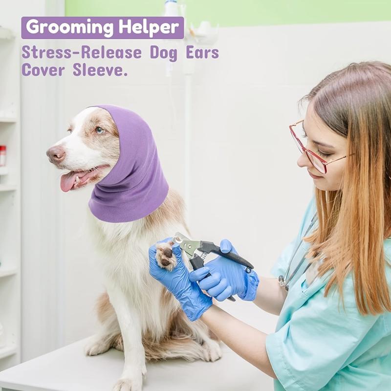 3pcs Dog Grooming Earmuffs Anti-noise Ear Covers Anxiety Relief