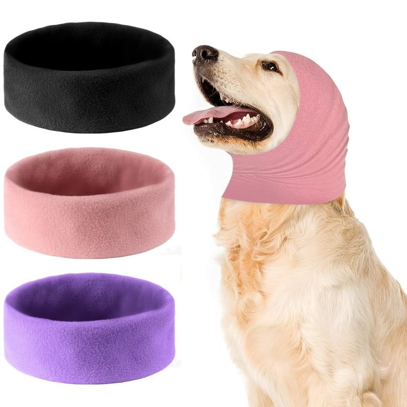 3pcs Dog Grooming Earmuffs Anti-noise Ear Covers Anxiety Relief