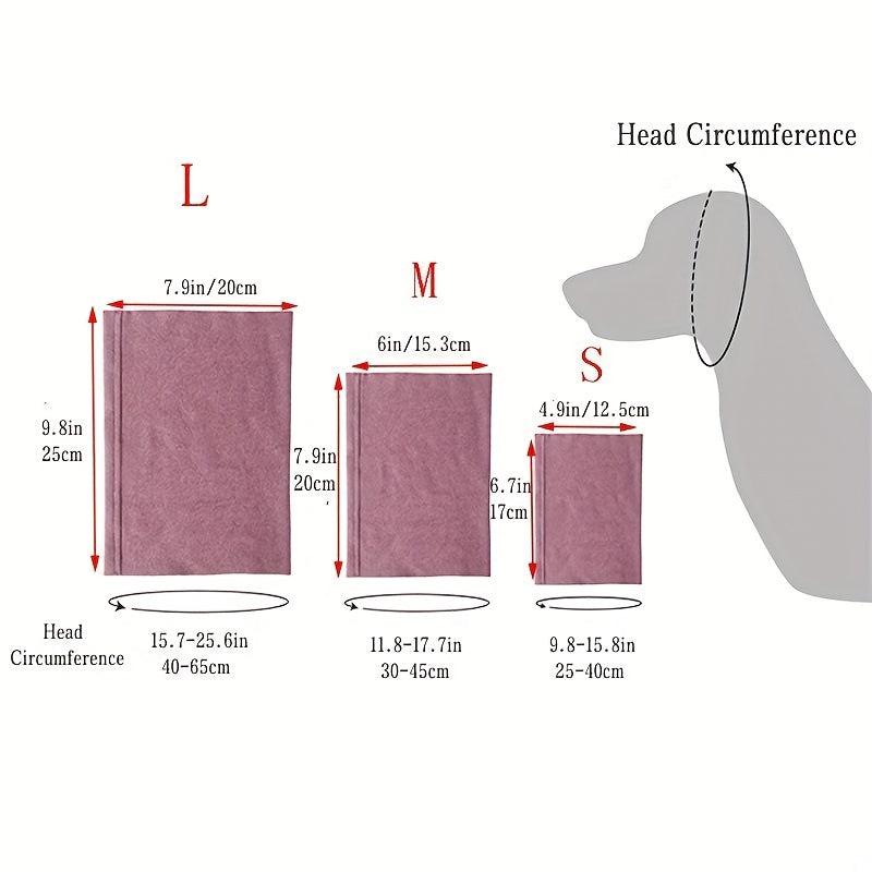 Dog Ear Cover Pet Calming Muff Snood Headband Noise Protection