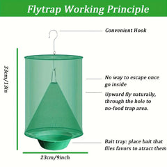 2pcs Fly Cage for Indoor/Outdoor Fly Removal & Catching
