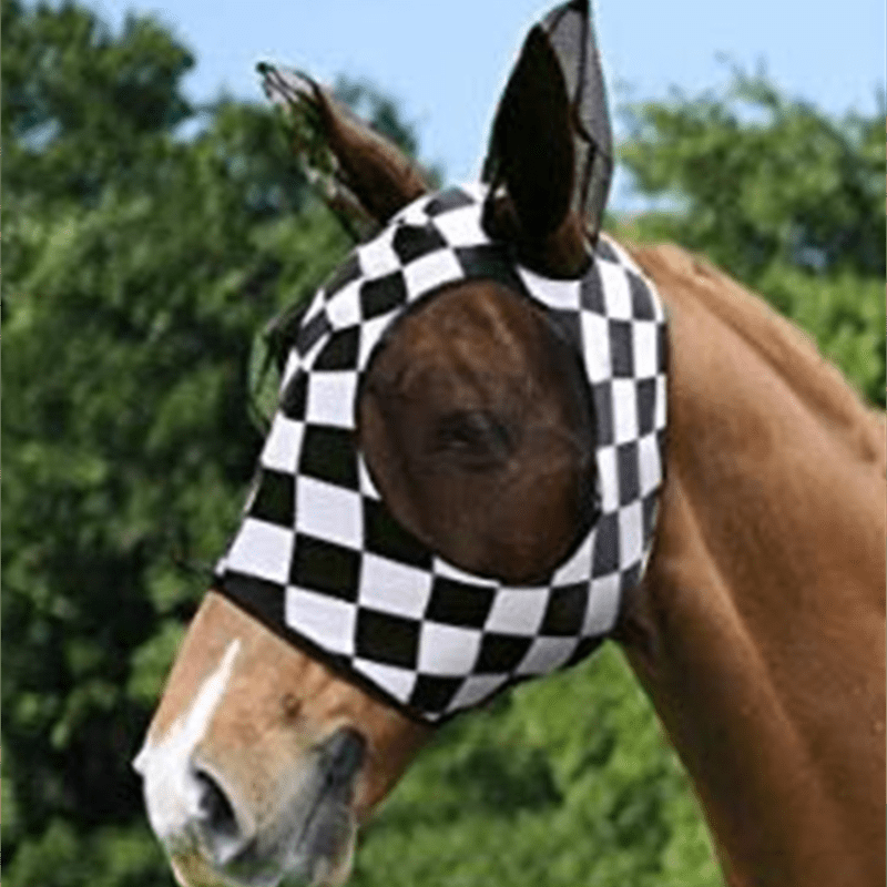 Ultra Light UV Horse Mask with Ear Cover and Soft Mesh