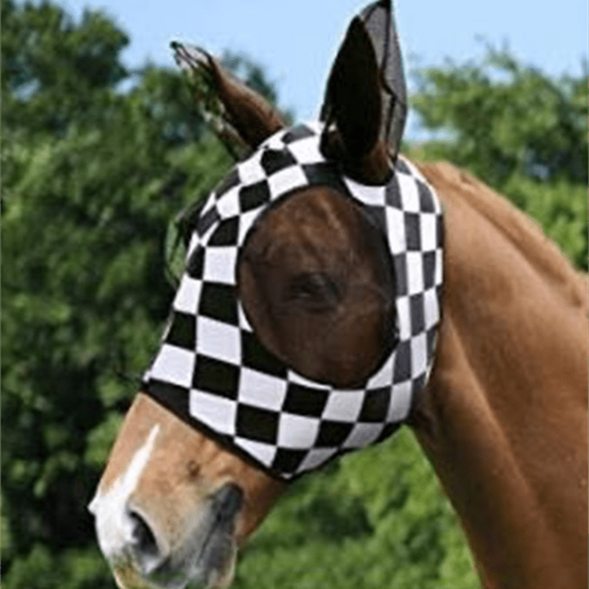 Ultra Light UV Horse Mask with Ear Cover and Soft Mesh