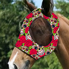 Ultra Light UV Horse Mask with Ear Cover and Soft Mesh
