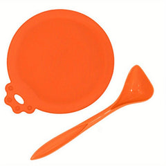 Universal Silicone Pet Food Can Lid 7.62 cm with Spoon