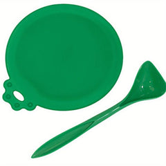 Universal Silicone Pet Food Can Lid 7.62 cm with Spoon