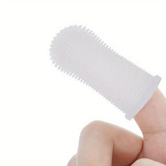 Silicone Fingertip Pet Toothbrush for Dog & Cat