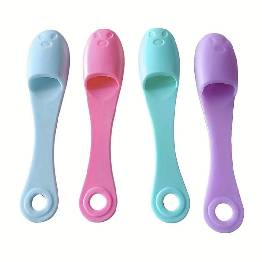 Pet Toothbrush Silicone Finger Brush Handle Dog Teeth Cleaning Supplies