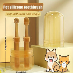 Pet Dental Care Kit 360 Toothbrush for Dogs and Cats