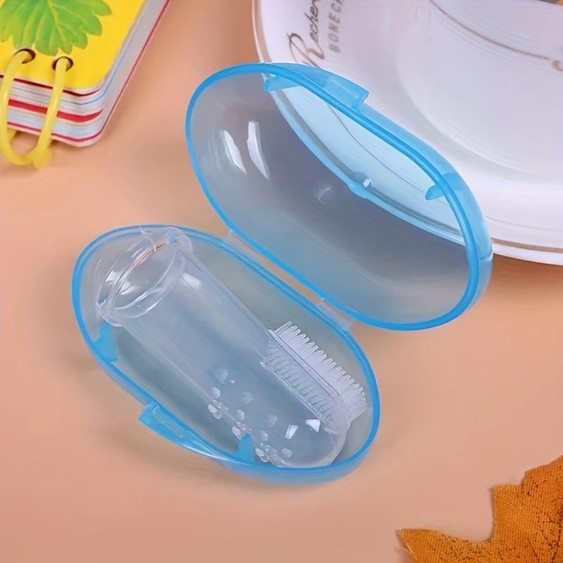 3pcs Silicone Pet Finger Toothbrush Dog Cat Teeth Cleaning Brush