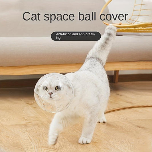 Transparent Breathable Pet Cat Muzzle Anti-bite Headgear