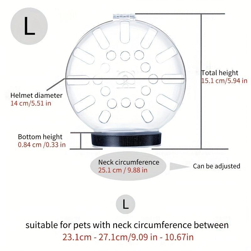Transparent Breathable Pet Cat Muzzle Anti-bite Headgear