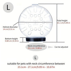 Transparent Breathable Pet Cat Muzzle Anti-bite Headgear