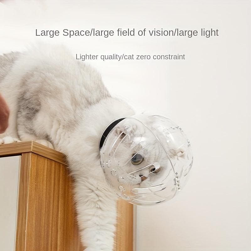 Transparent Breathable Pet Cat Muzzle Anti-bite Headgear