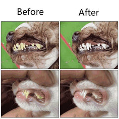 Pet Dog 3-Sided Toothbrush Bad Breath Tartar Teeth Care Dog Cat Cleaning