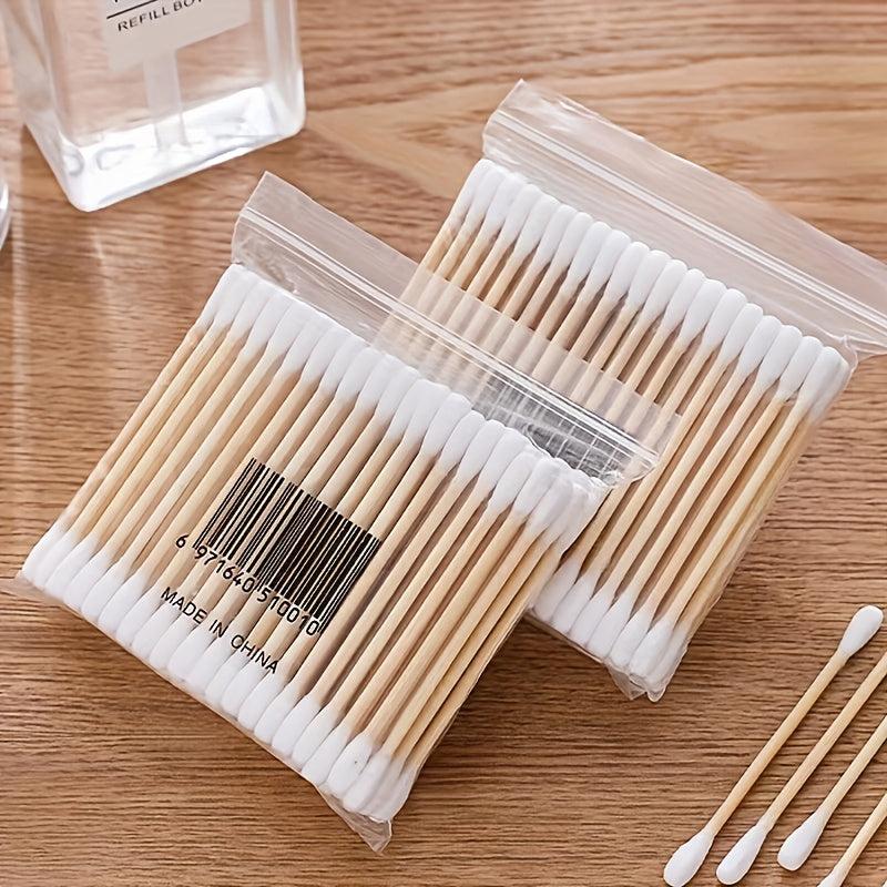100/200pcs Pet Safety Swabs for Dogs & Cats, Cat Ear Cleaning Sticks