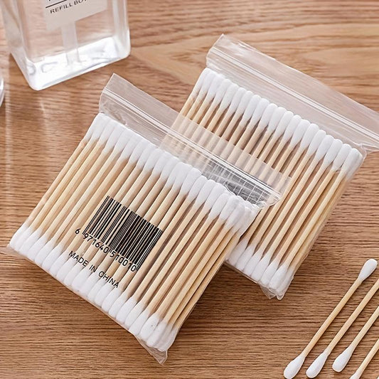 100/200pcs Pet Safety Swabs for Dogs & Cats, Cat Ear Cleaning Sticks