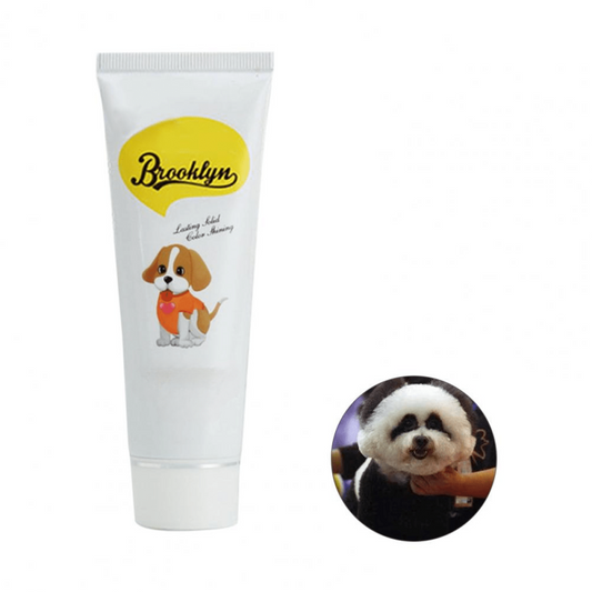 80g Semi Permanent Pet Dye Cream High Pigmented Colorful Dog Hair Bright Color