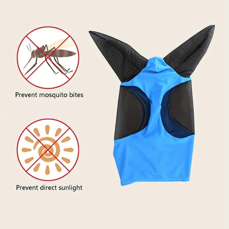 Breathable Horse Mask to Prevent Mosquitoes, Horse Head Cover