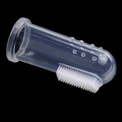 2pcs Finger Cover Pet Toothbrushes For Cat And Dog