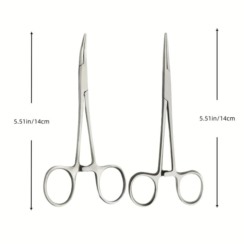 Dog Ear Hair Plucking & Bleeding Control Tweezers Set