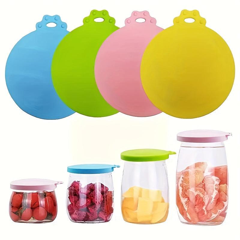 3pcs Reusable Food Storage Tin Cover Pet Food Can Lids
