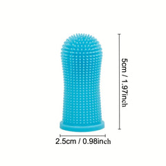 Pet Toothbrush for Bad Breath and Tartar - Cat and Dog Finger Toothbrush