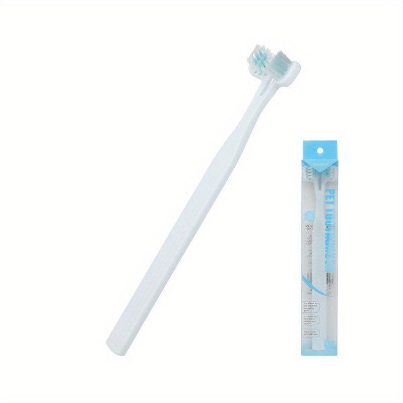 Pet Dual Head Toothbrush Fine Dense Cleaning Tool Four Colors