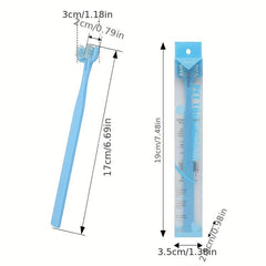 Pet Dual Head Toothbrush Fine Dense Cleaning Tool Four Colors