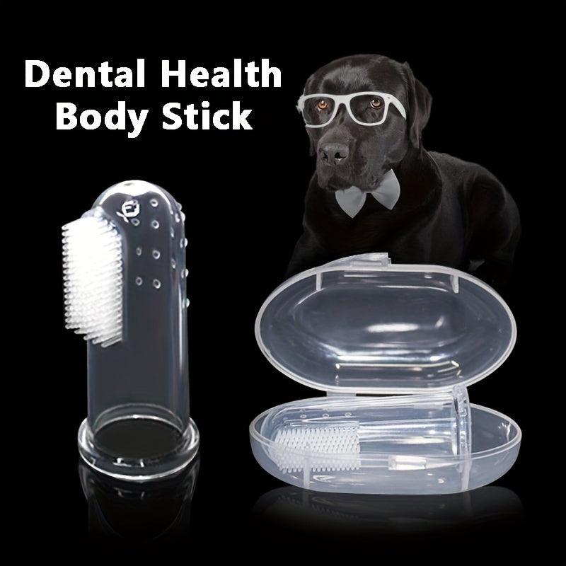 Pet Finger Toothbrush for Cats Soft Bristles Dental Hygiene