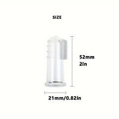 Pet Finger Toothbrush for Cats Soft Bristles Dental Hygiene