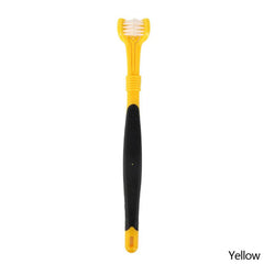 3 Sided Pet Toothbrush Dog Cat Teeth Cleaning Brush