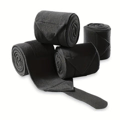4pcs Horse Protective Gears Leg Protect Bandage Fleece Hoof