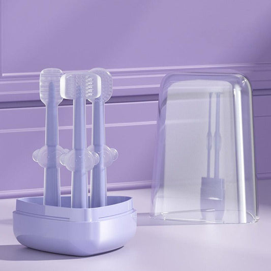 3pcs Silicone Toothbrush Set for Dogs Cats Dental Care