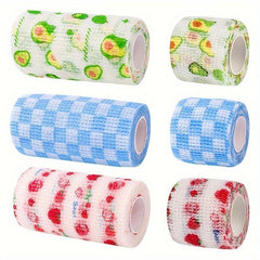 10pcs Carton Patterned Bandage for Pet Wound Care & Protection